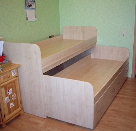 Раздвижная детская кровать 800*200 02-1478