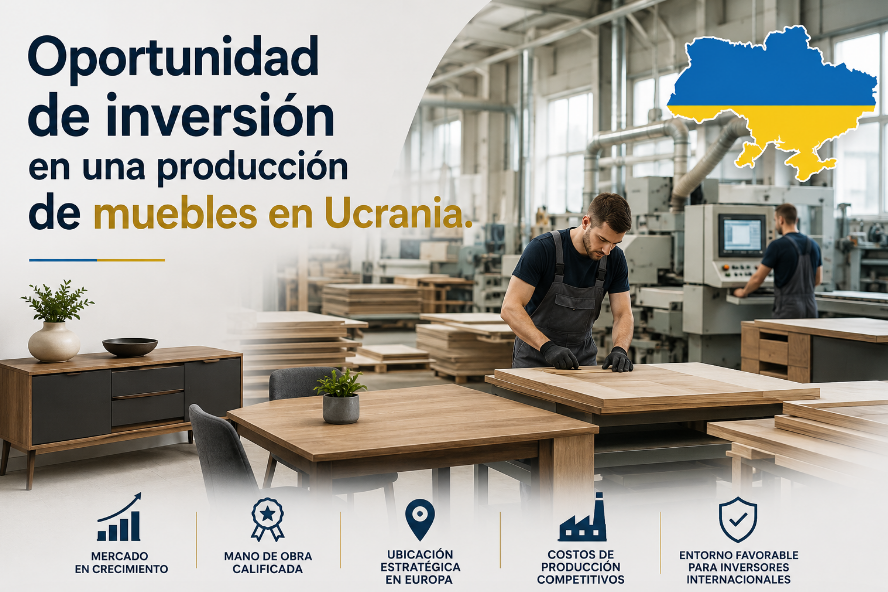 Oportunidad de inversion en una produccion de muebles